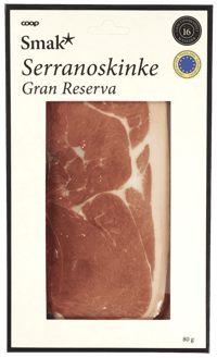 Smak Serranoskinke 16-18md 80g
