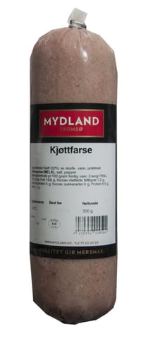 Kjøttfarse 500g Mydland