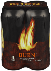 Burn Original 4stk x 0,5l, 2l