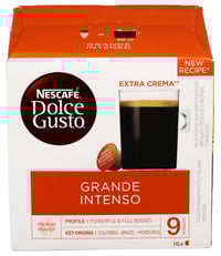 Dolce Gusto Intenso Grande Intensitet 9, 16 stk