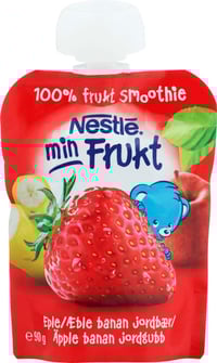 Min Frukt Smoothie Jordbær 6mnd 90g Nestle