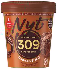 Nyt Iskrem Dobbelsjoko 0,5l Hennig-Olsen