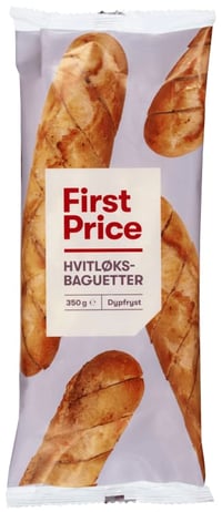 Hvitløksbaguetter 2pk First Price