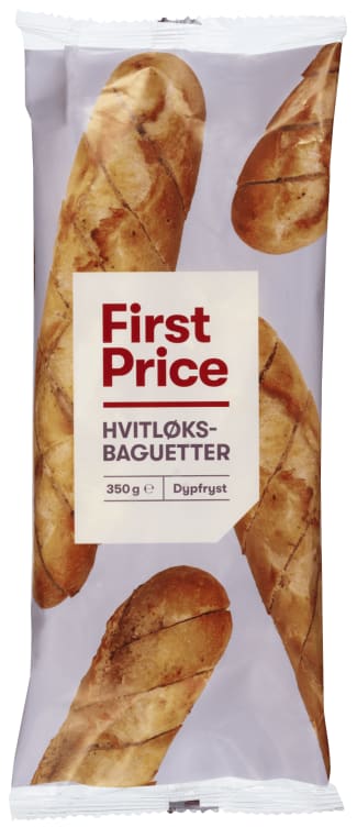 Hvitløksbaguetter 2pk First Price