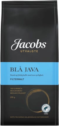 Blå Java Filtermalt 200g Jacobs Utvalgte