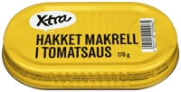 X-tra Hakket Makrell i Tomatsaus 170g
