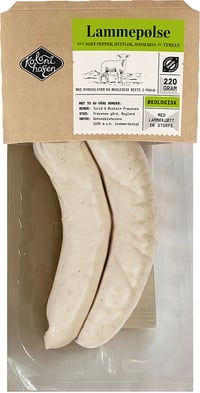 Lammepølse 220g Økologisk Kolonihagen