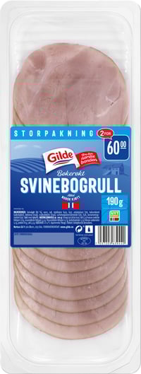 Bøkerøkt Svinebogrull 190g