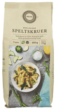 Fusilli Spelt 500g Økologisk Helios