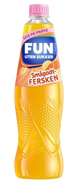 Fun Light Smågodt Fersken 0,8 l