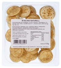 Blinis Coctail Pannekaker 30stk 135g