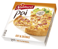 Stabburet Stor pai med ost & skinke 650g