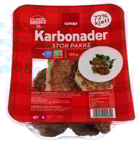 Coop Karbonader 720g