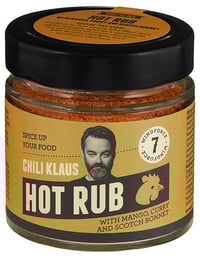 Hot Rub Vindstyrke 7 100g Chili Klaus