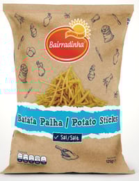 Potet Sticks Salt 125g Bairradinha