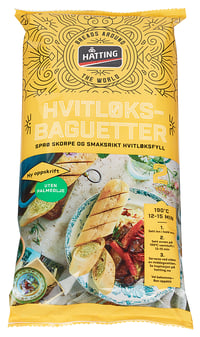 Hvitløksbaguetter 175gx2stk