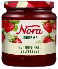 Nora Jordbærsyltetøy Originale 8x650g