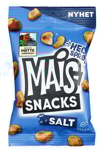 Dln Maissnacks Havsalt 55g 10stk