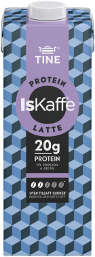 Iskaffe Protein Latte uten 1l Tine