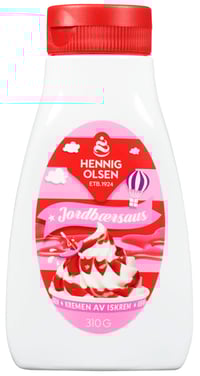 Jordbærsaus 310g Hennig-Olsen
