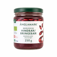 Økologisk hindbær/bringebær marmelade/syltetøy