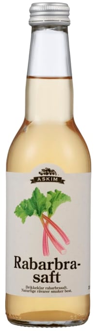 Rabarbrasaft Drikkeklar 0,33l Askim