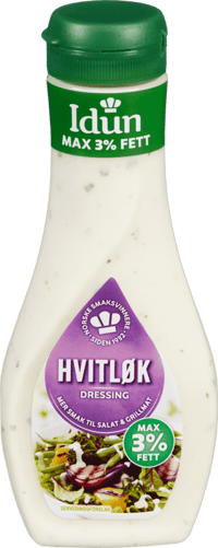 Idun Dressing Hvitløk Max 3% 252g