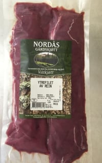 Rein Ytrefilet Fryst Nordås Gårdskjøtt