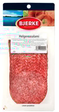 Helgeroa Salami skivet 140g