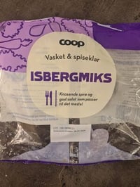 Vasket Og Klar Isbergmiks