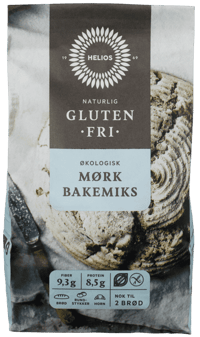 Helios Grov Bakemiks Økologisk Glutenfri 600g