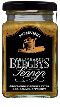 Honningsennep 230g Bergbys
