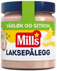 Laksepålegg Vårløk&Sitron 165g Mills
