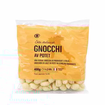 Ekte italiensk gnocchi av potet