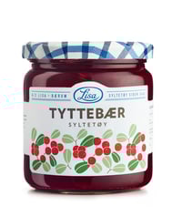 Tyttebærsyltetøy 60% Bær 420g Lisa