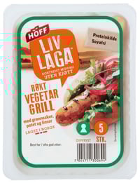 Vegetargrill Røkt Liv Laga 330g Hoff