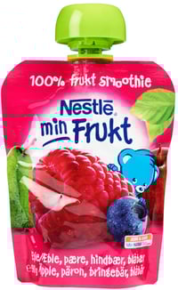 Min Frukt Smoothie Eple&Bringebær 90g Nestle
