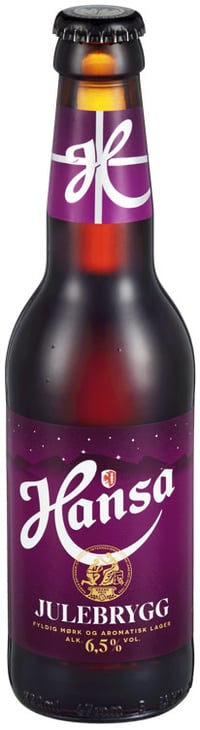 Hansa Julebrygg 6.5 % 0.33l Flaske