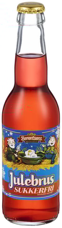 Rød Julebrus uten Sukker 6x0.33l