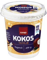 Coop Kokos Vanilje 400g