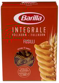 Fusilli Fullkorn 500g Barilla