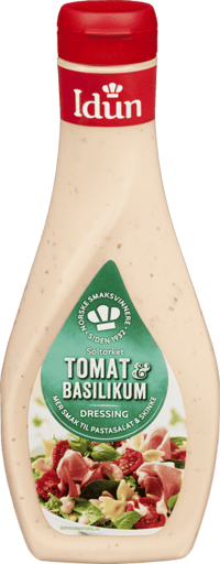 Idun Soltørket Tomat & Basilikumdressing 450g