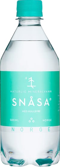 Naturlig Mineralvann med Kullsyre 0.5l Snåsavann