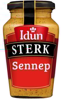 Sennep Sterk 250g glass Idun