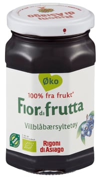 Blåbærmarmelade Økologisk 250g Rigoni Di Asiago