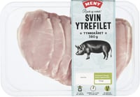 Svin Ytrefilet Tynne skiver 380g Meny
