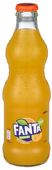 Fanta Appelsin 330ml Glassflaske