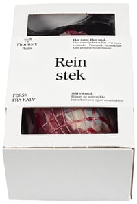 Rein Stek Surret Ca1kg Finnmark Rein