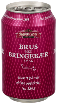 Bringebærbrus 0,33l