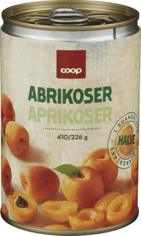 Coop Aprikoser 410g